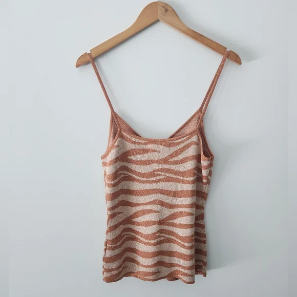 Anthropoligie Metallic Knit Tank Top - Picture 6 of 7